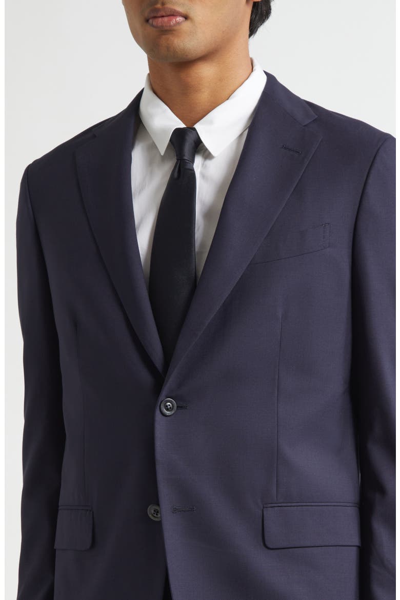 B-Line Virgin Wool Suit, Alternate, color, NAVY