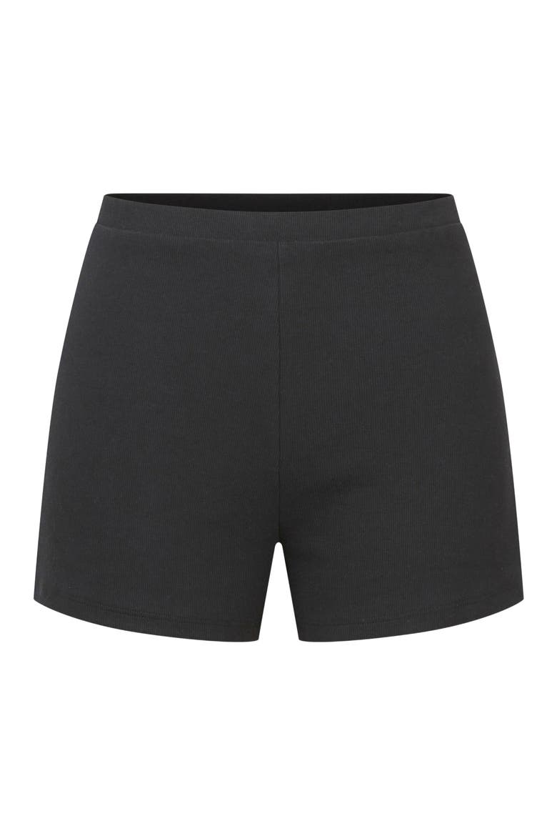 Serene Rib Shorts, Alternate, color, Black