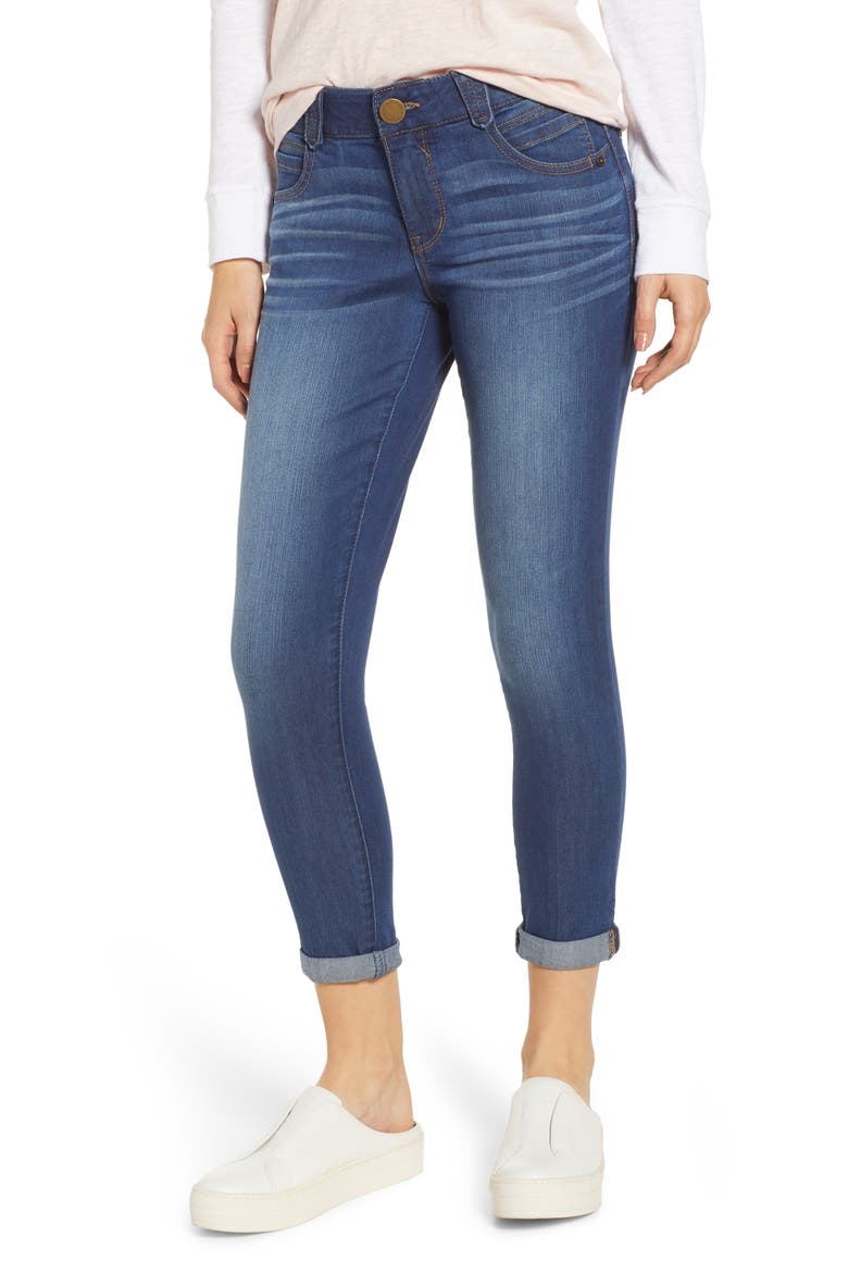 Ab-Solution Ankle Skimmer Jeans (Nordstrom Exclusive), Main, color, BLUE