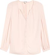 Nordstrom V-Neck Button-Up Top