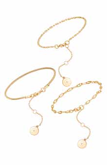Vince Camuto Set of 3 Stackable Chain Bracelets
