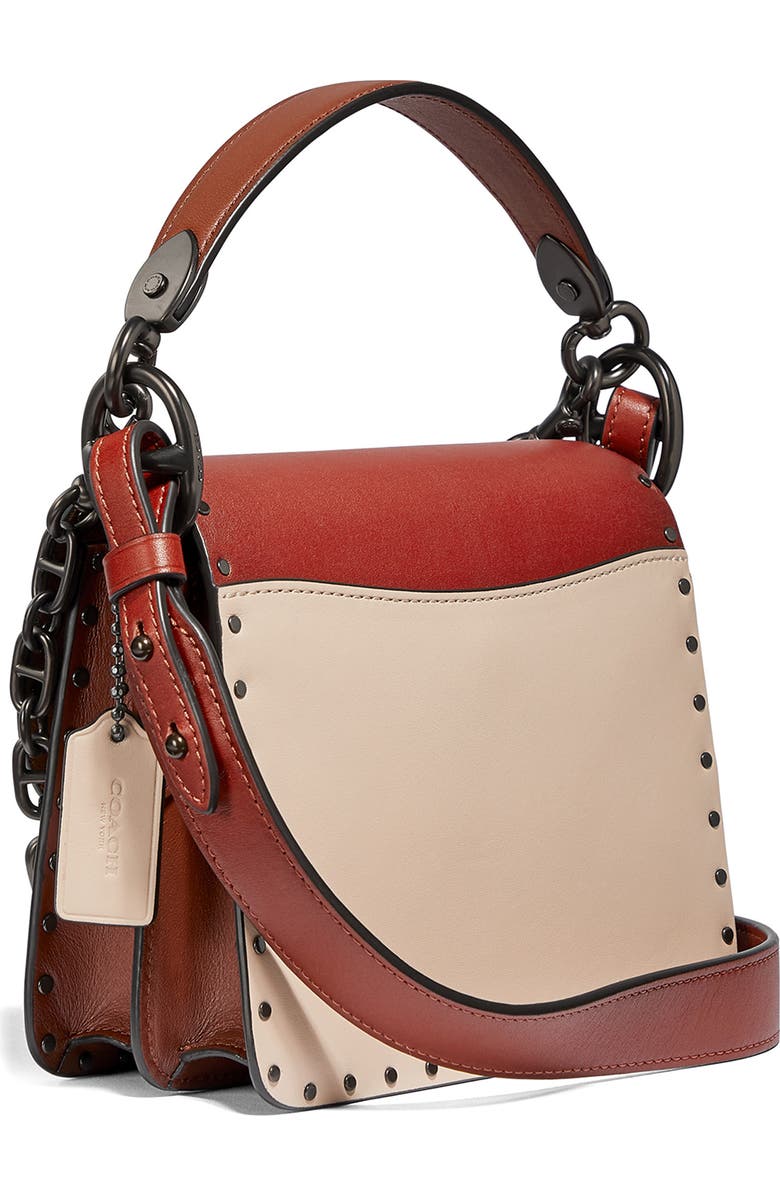 COACH Beat Colorblock Leather Crossbody Bag, Alternate, color,