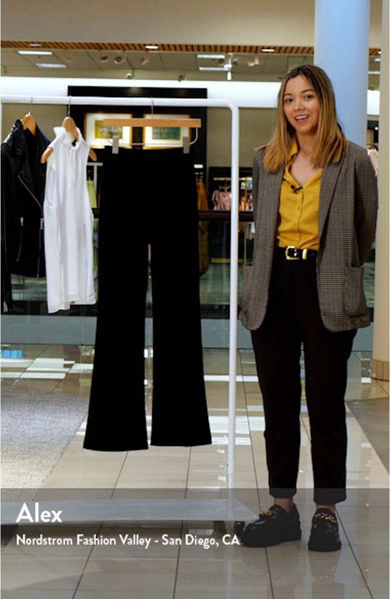 High Waist Wide Leg Career Pants, sales video thumbnail