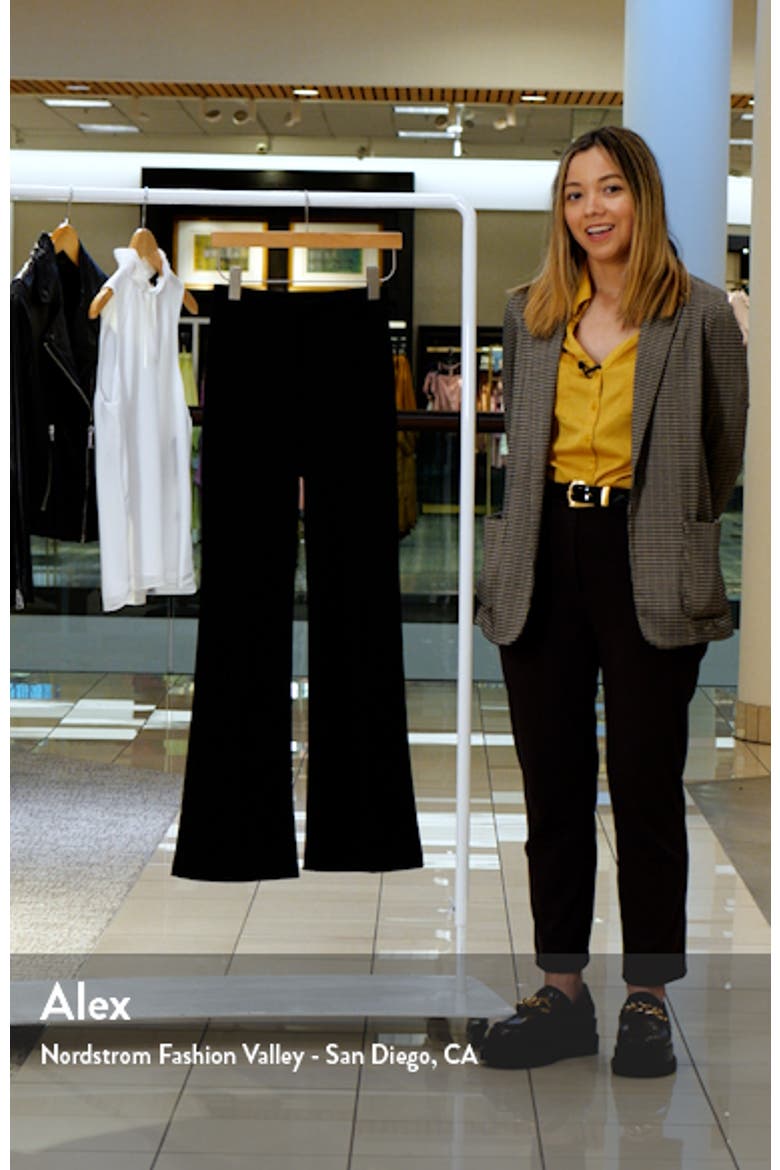 High Waist Wide Leg Linen Career Pants video