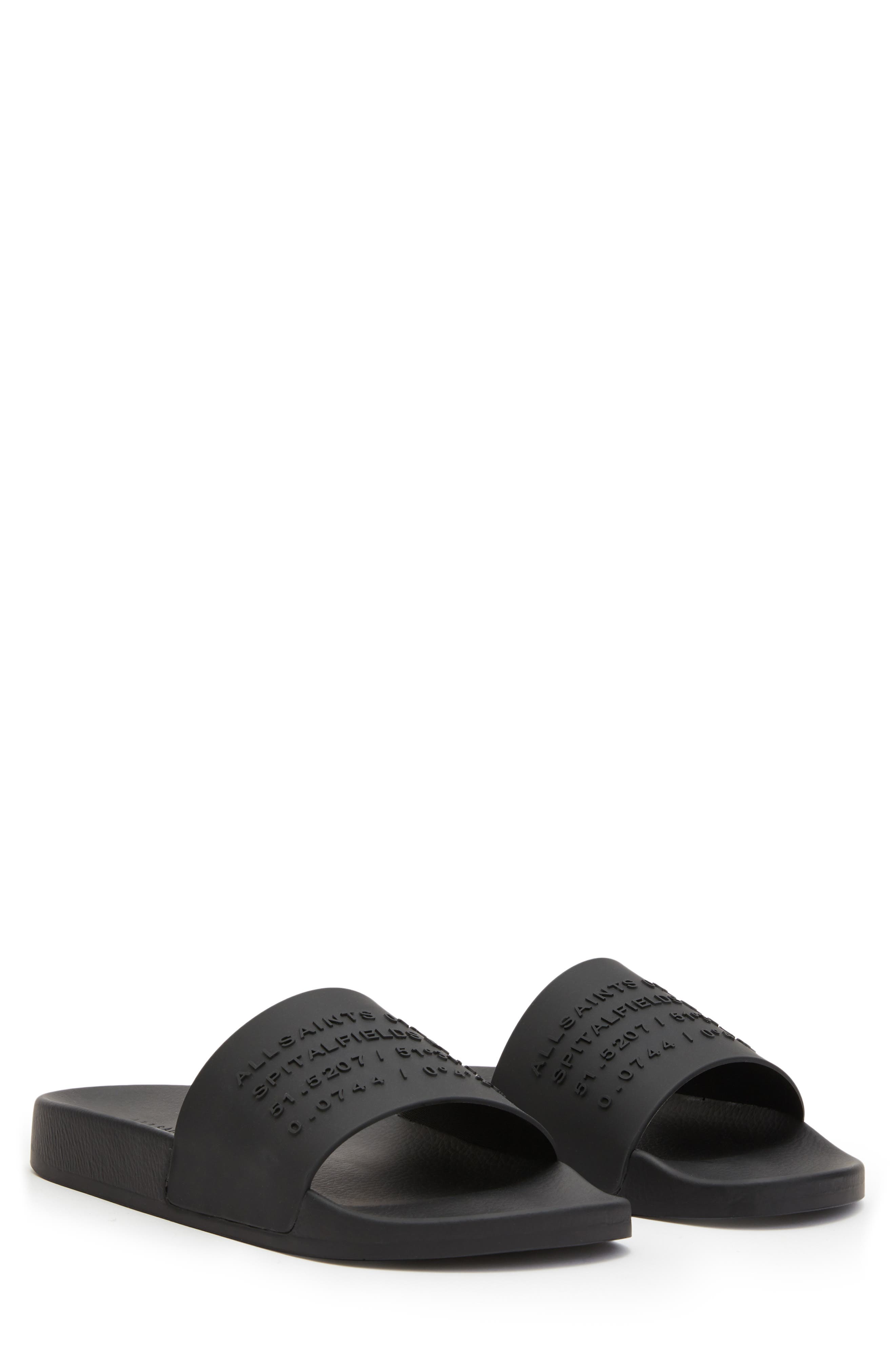 AllSaints Renegade Slide Sandal, Main, color, 
