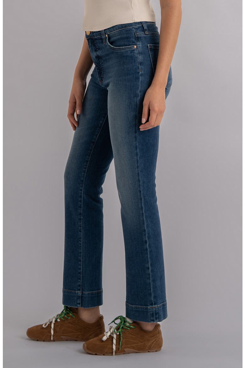 Kelsey Fab Ab High Waist Kick Flare Jeans, Alternate, color, COOL