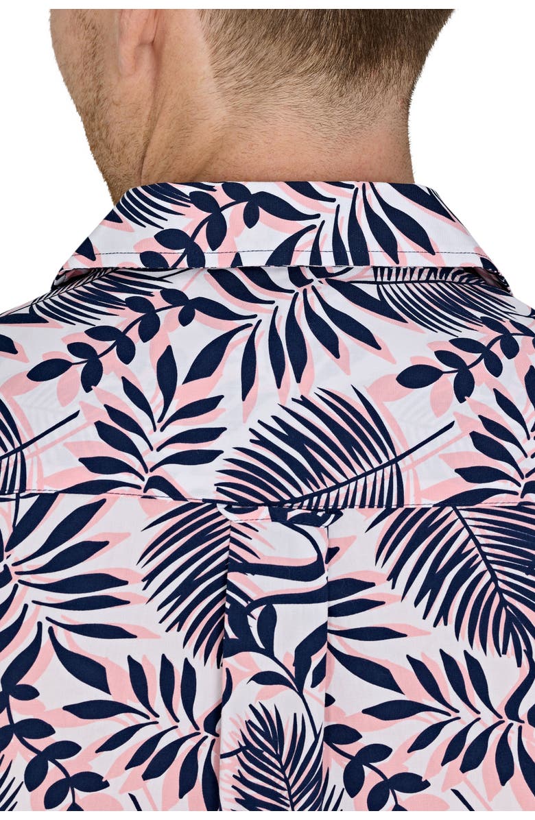 Raging Bull Short Sleeve Large Fern Shirt, Alternate, color, Navy