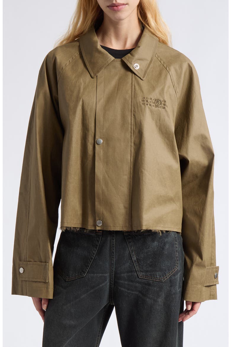 Cropped Sports Jacket, Main, color, KHAKI