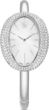 Swarovski Imber Oval Bangle Bracelet Watch, 35mm x 28mm