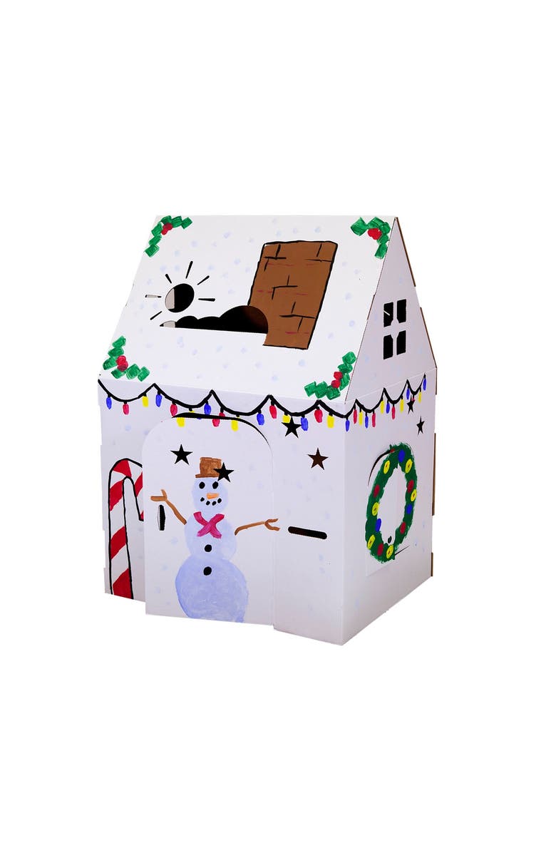 Easy Playhouse Blank Cardboard Playhouse, Alternate, color, 