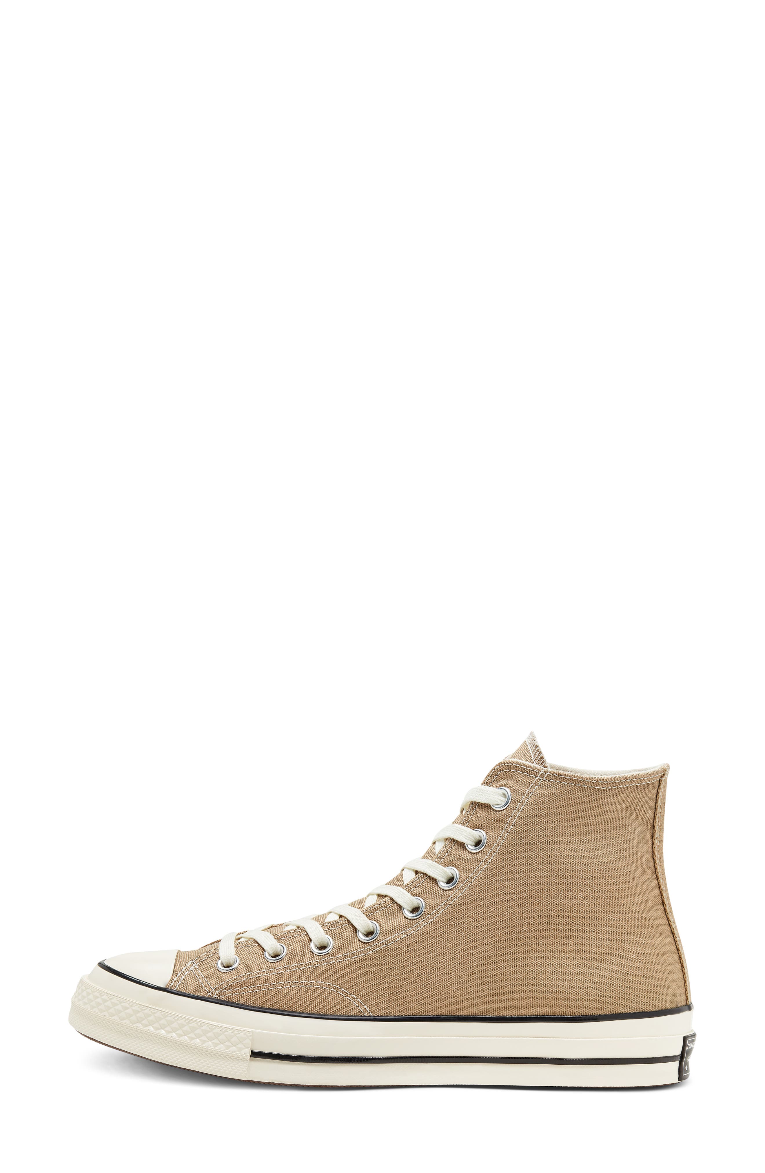 Chuck 70 High Top Sneaker, Alternate, color, NOMAD KHAKI/ BLACK/ EGRET