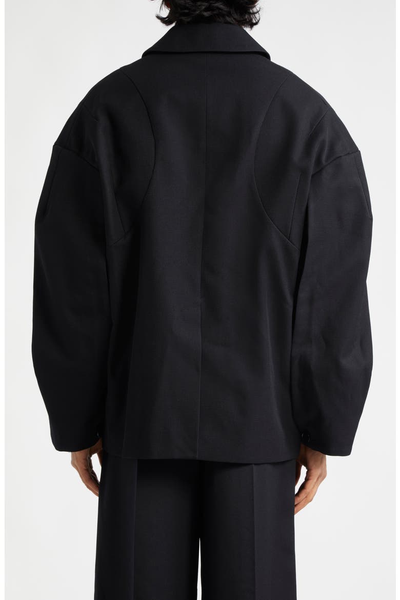 Workwear Armour Paneled Twill Jacket, Alternate, color, BLACK