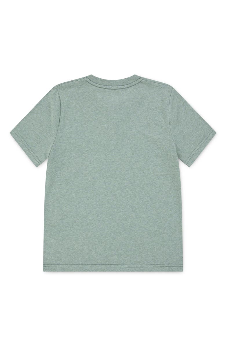 abercrombie kids Kids' Essential Cotton Blend Henley, Alternate, color, Chinois Green Heather