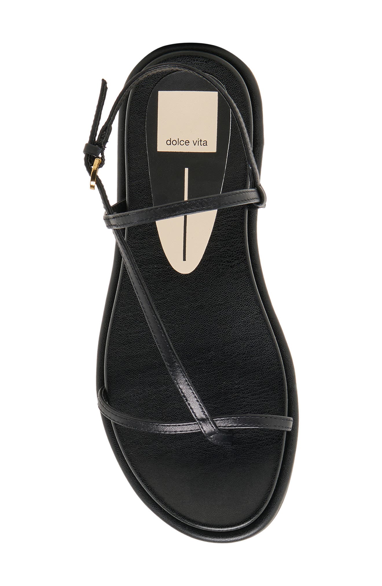 Dolce Vita Dallen Strappy Sandal, Alternate, color, Black Leather