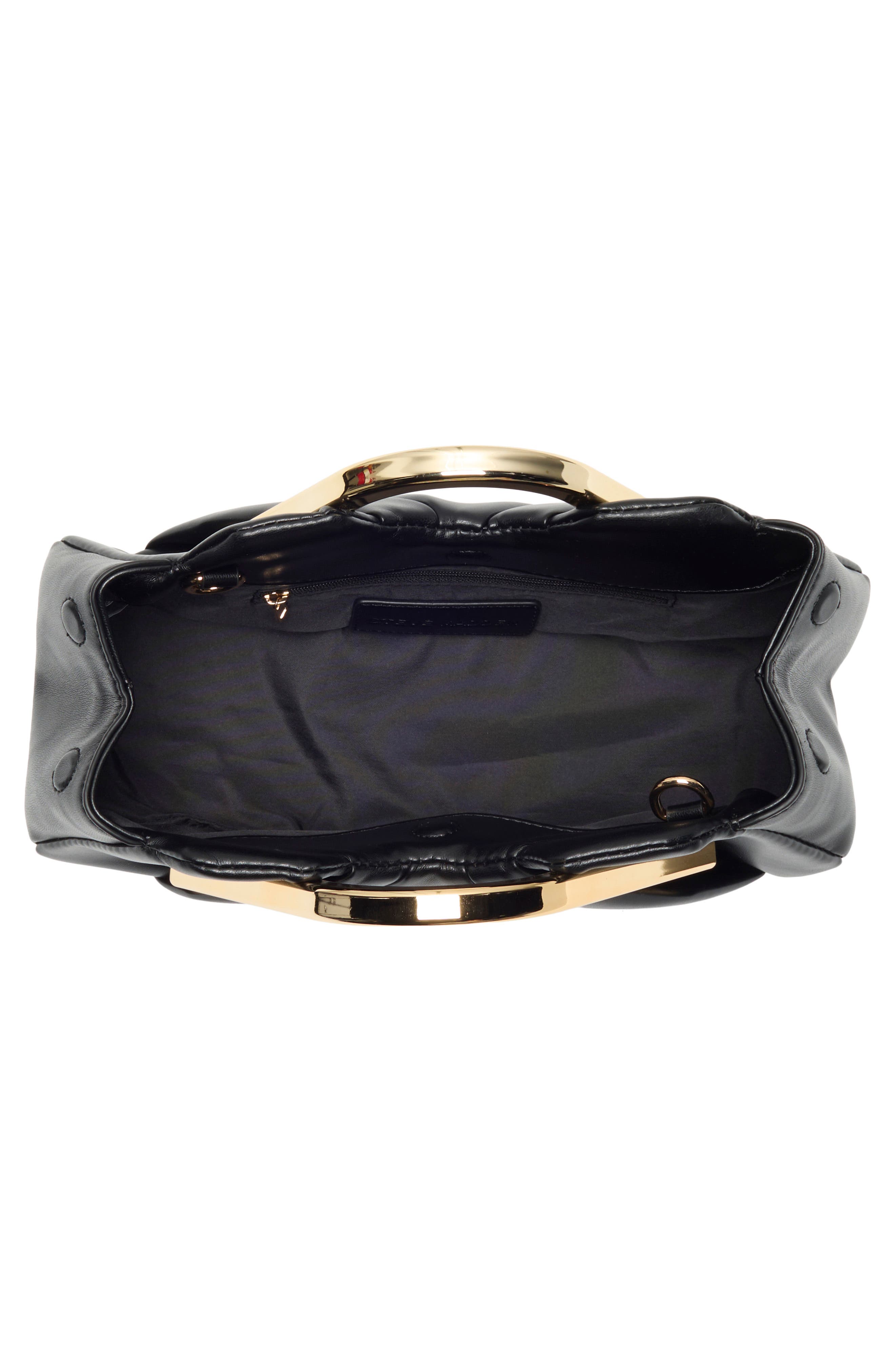 Bselene Faux Leather Handbag, Alternate, color, BLACK