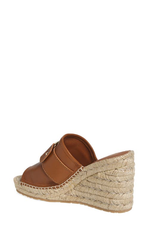 Ferragamo Espadrille Wedge Sandal In Brown