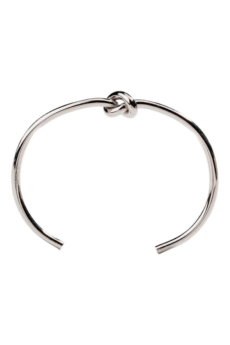 Love Knot Bracelet -Gold Knot Bracelet, Alternate, color, Silver