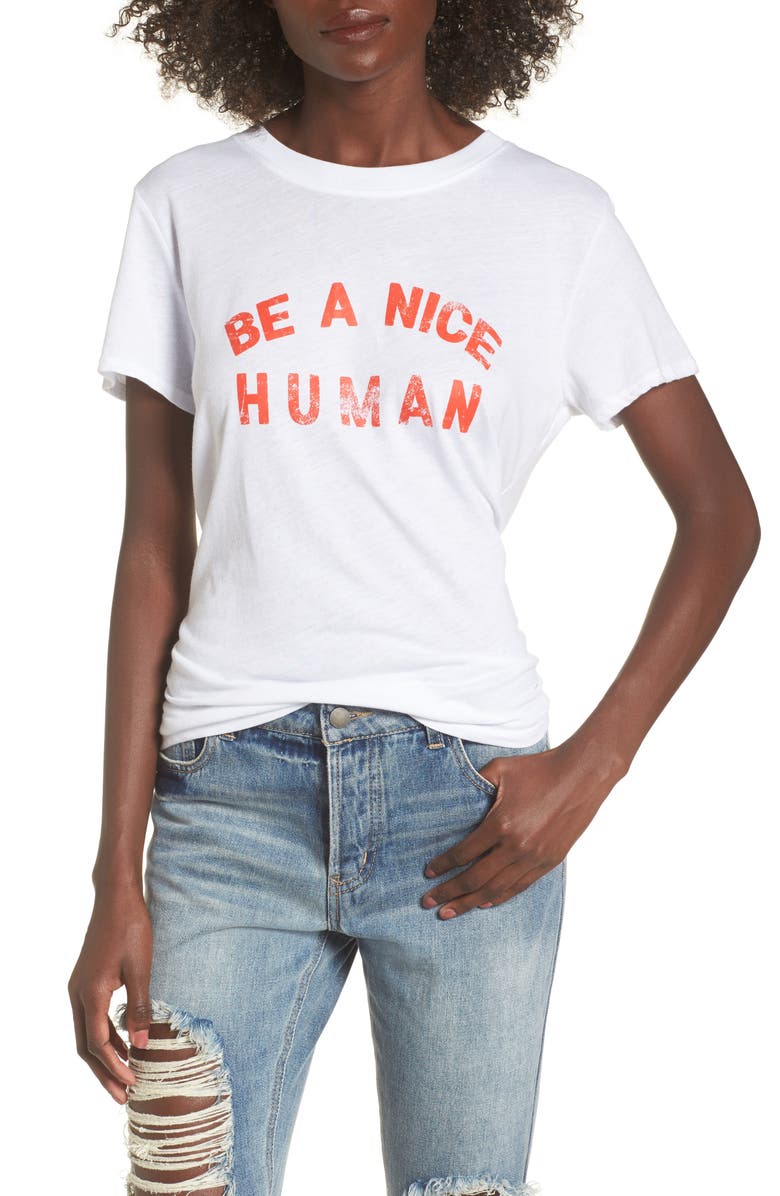 Sub_Urban Riot Be A Nice Human Tee, Main, color,
