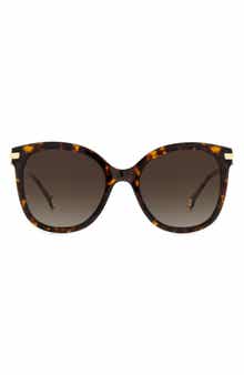 Carolina Herrera 55mm Gradient Cat-Eye Sunglasses