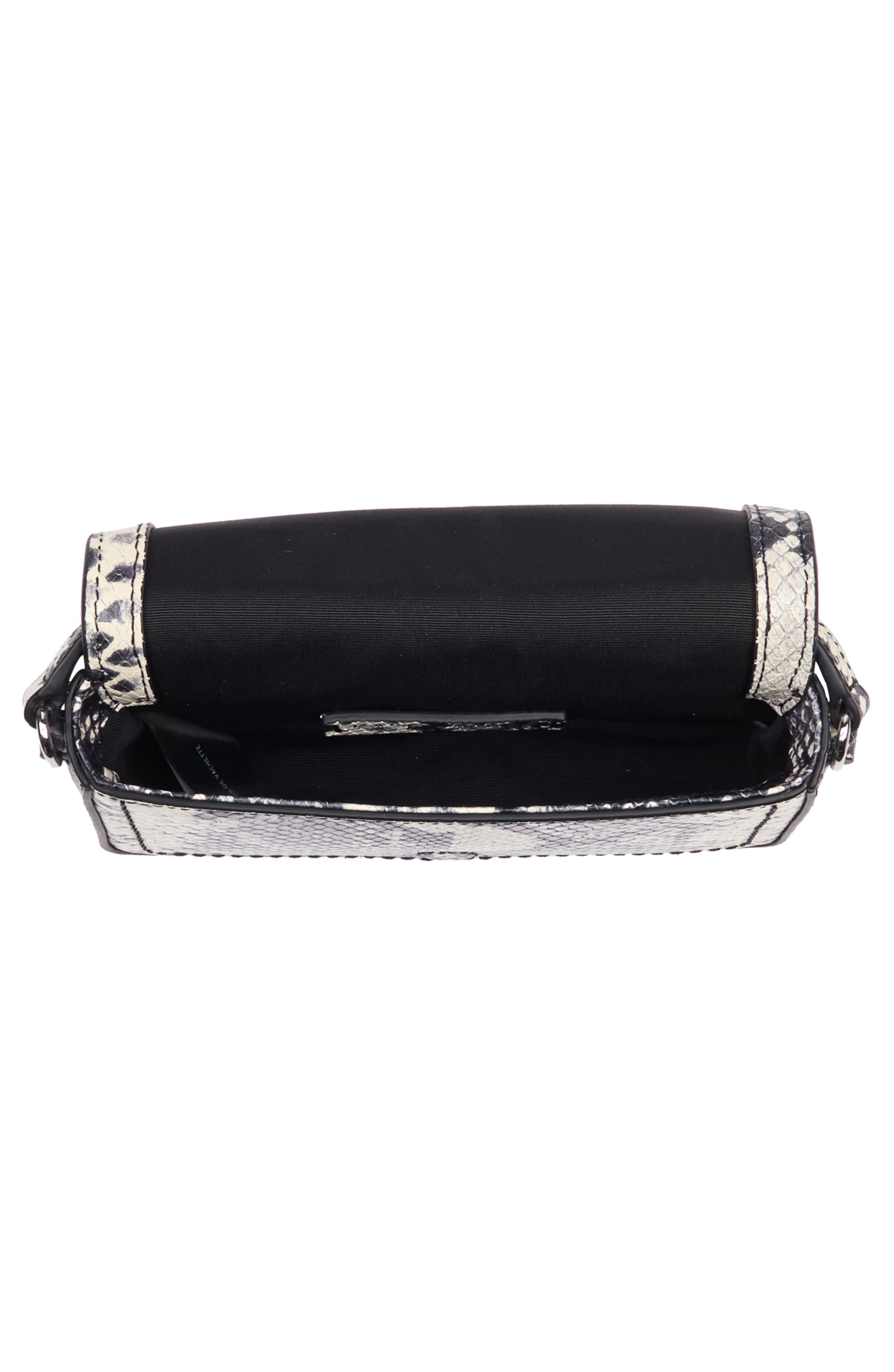 Marc Jacobs Snake Embossed Leather Mini Bag, Alternate, color, 