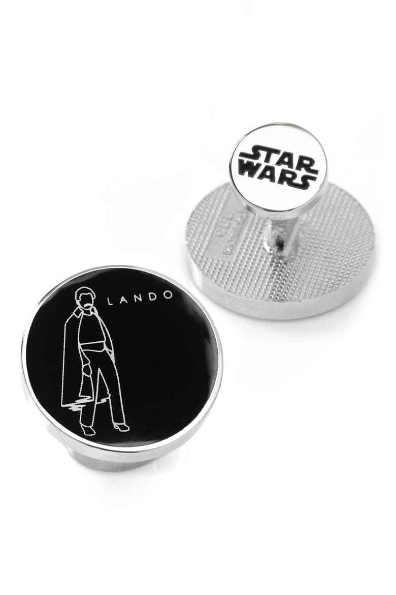 Lando Cuff Links, Main, color, BLACK