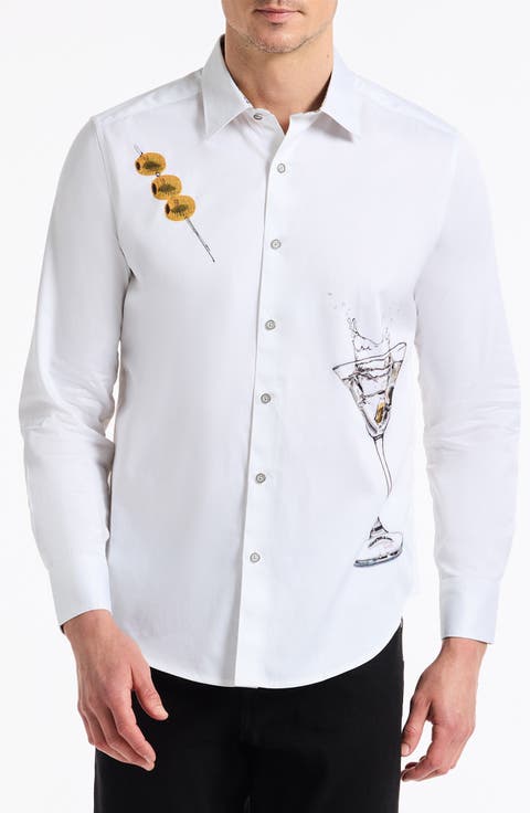 Dean Martini Cotton Dress Shirt