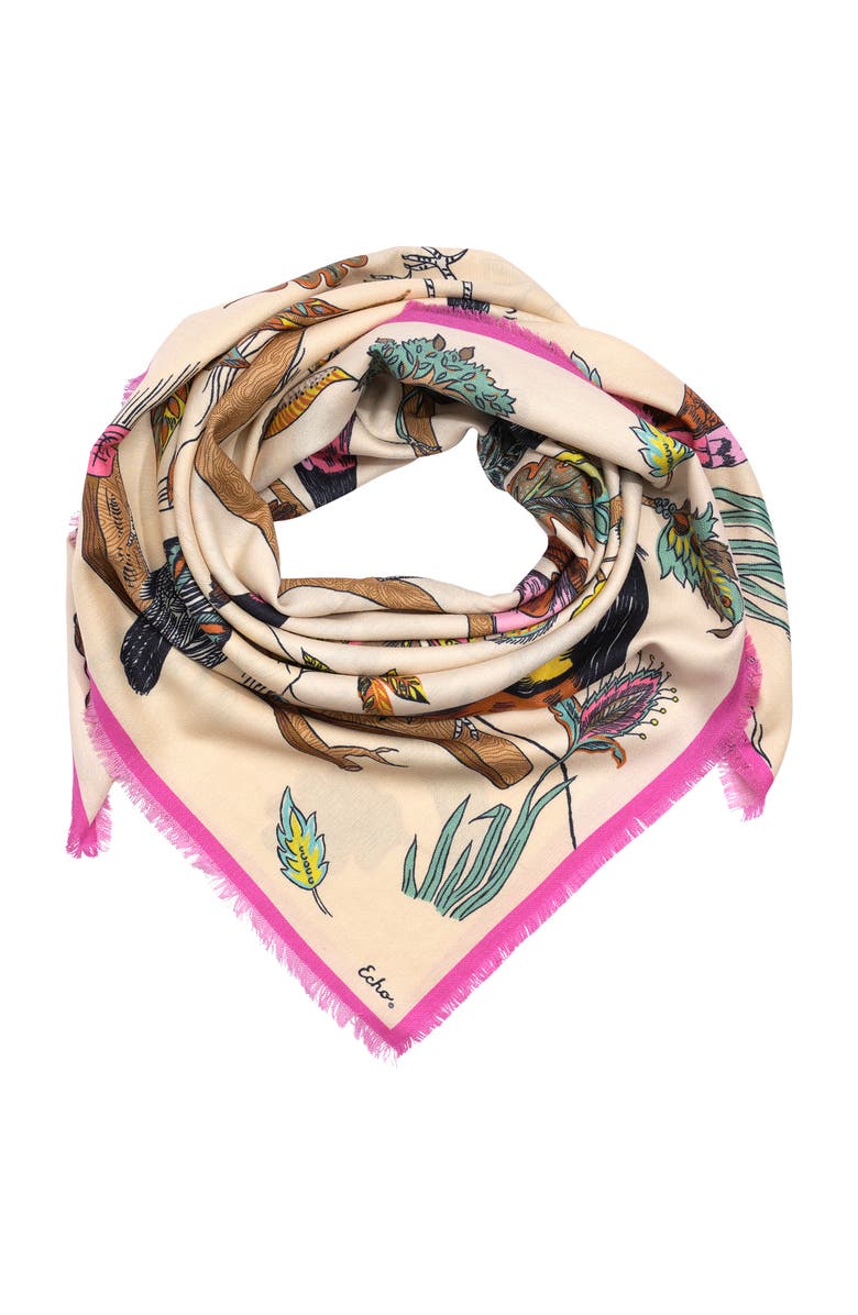 Echo Park Visitors Oversized Square, Main, color, Cream