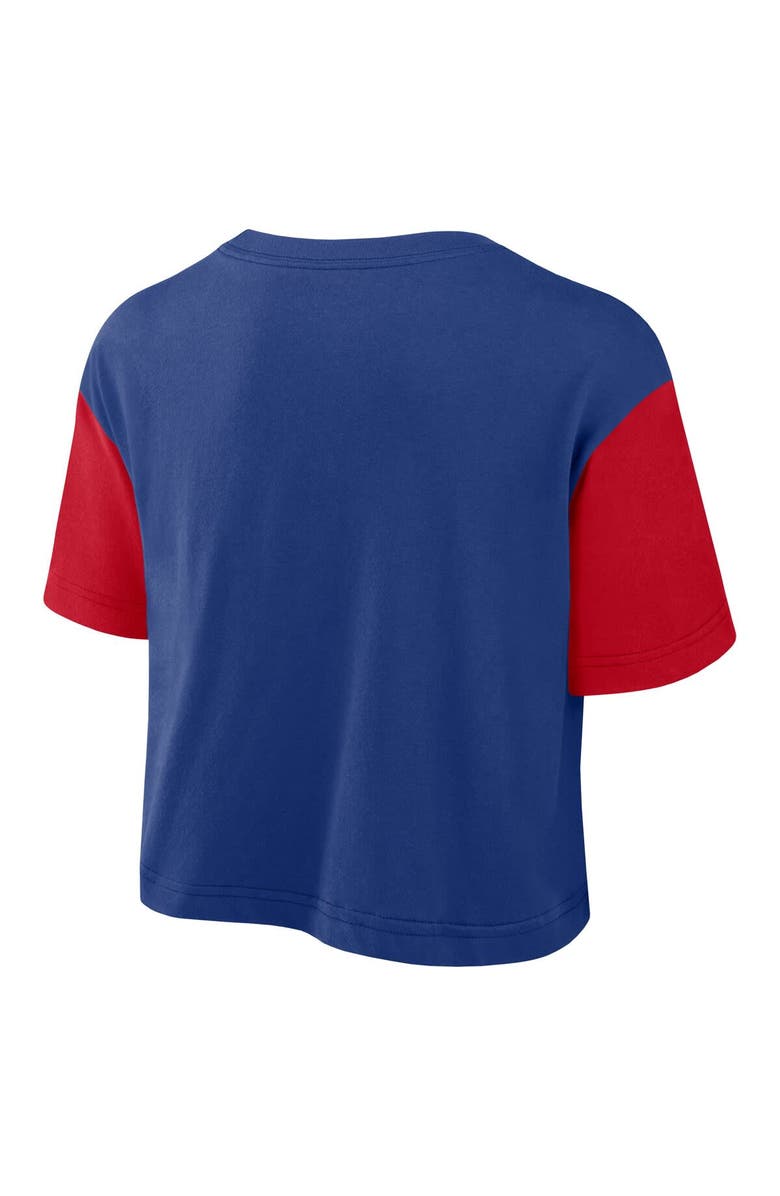 Nike Women's Nike Royal/Red Philadelphia Phillies Script Cropped Performance T-Shirt, Alternate, color, Royal