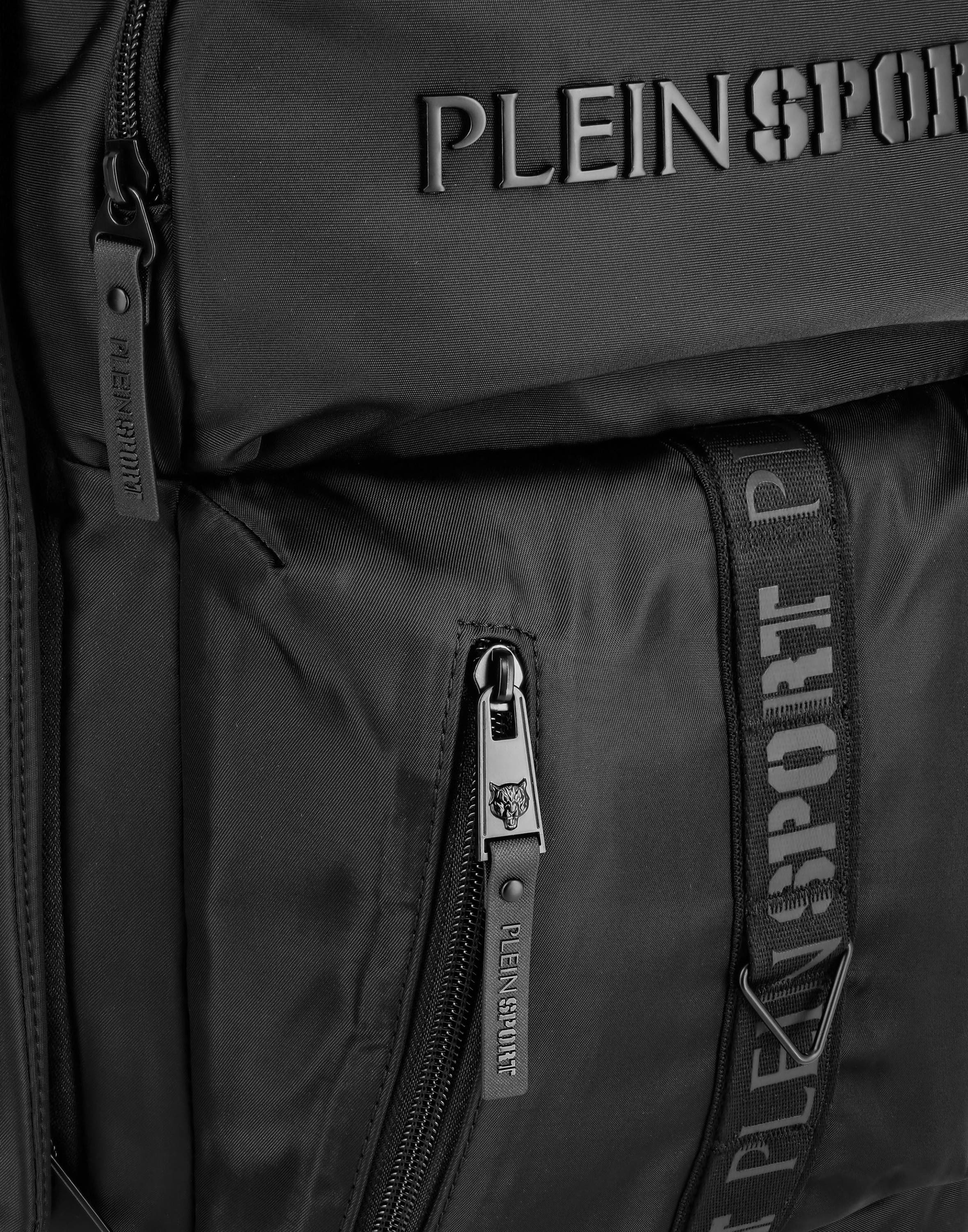 PLEIN SPORT Technical Backpack Ps Unisex, Alternate, color, Black