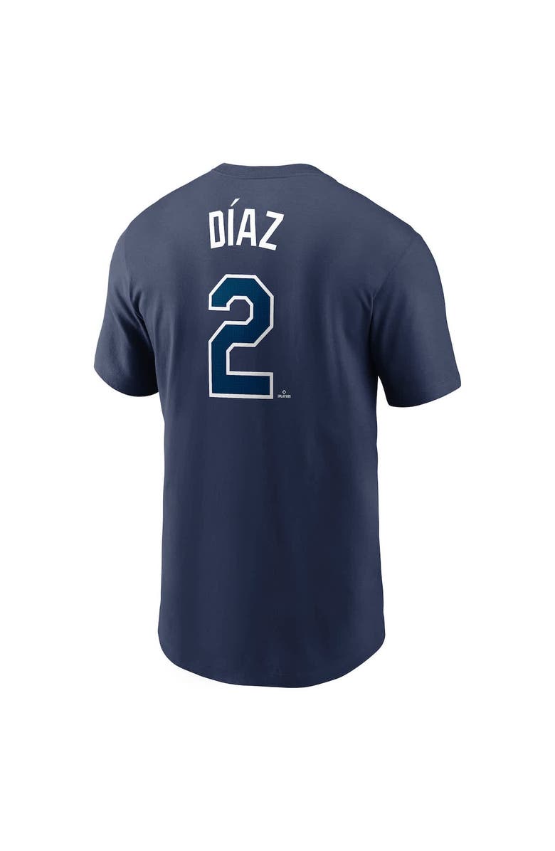 Nike Men's Nike Yandy Diaz Navy Tampa Bay Rays Fuse Name & Number T-Shirt, Alternate, color, Navy