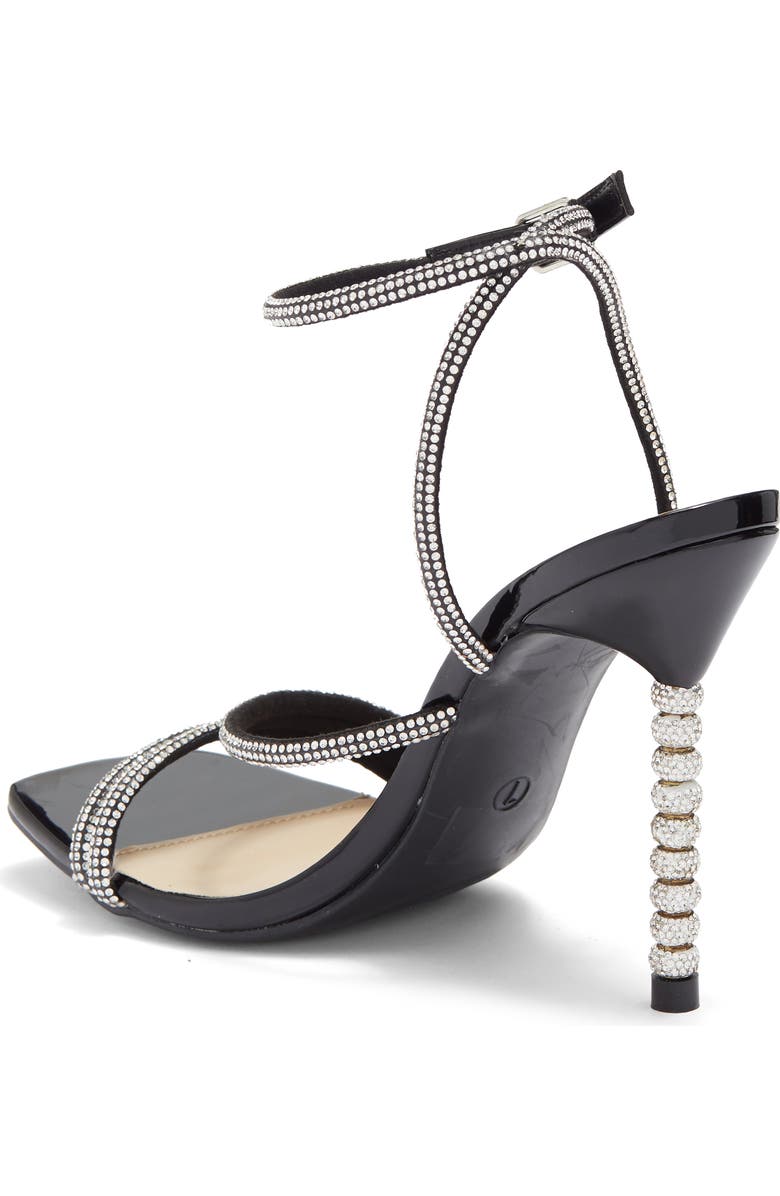 WILD DIVA LOUNGE Flair Crystal Stiletto Sandal, Alternate, color,