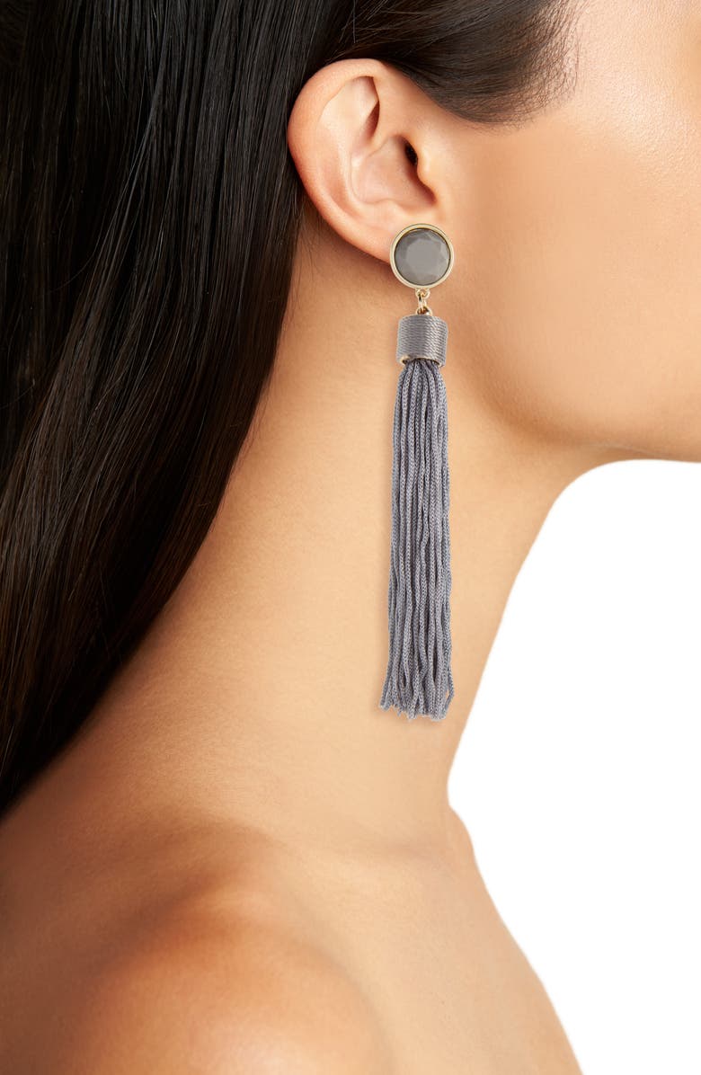 BP. Tassel Drop Earrings, Alternate, color,