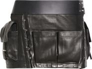 Dion Lee Tool Belt Leather Miniskirt