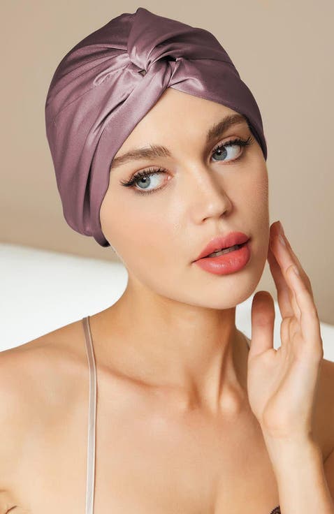 Pure Silk Knot-Front Hair Bonnet
