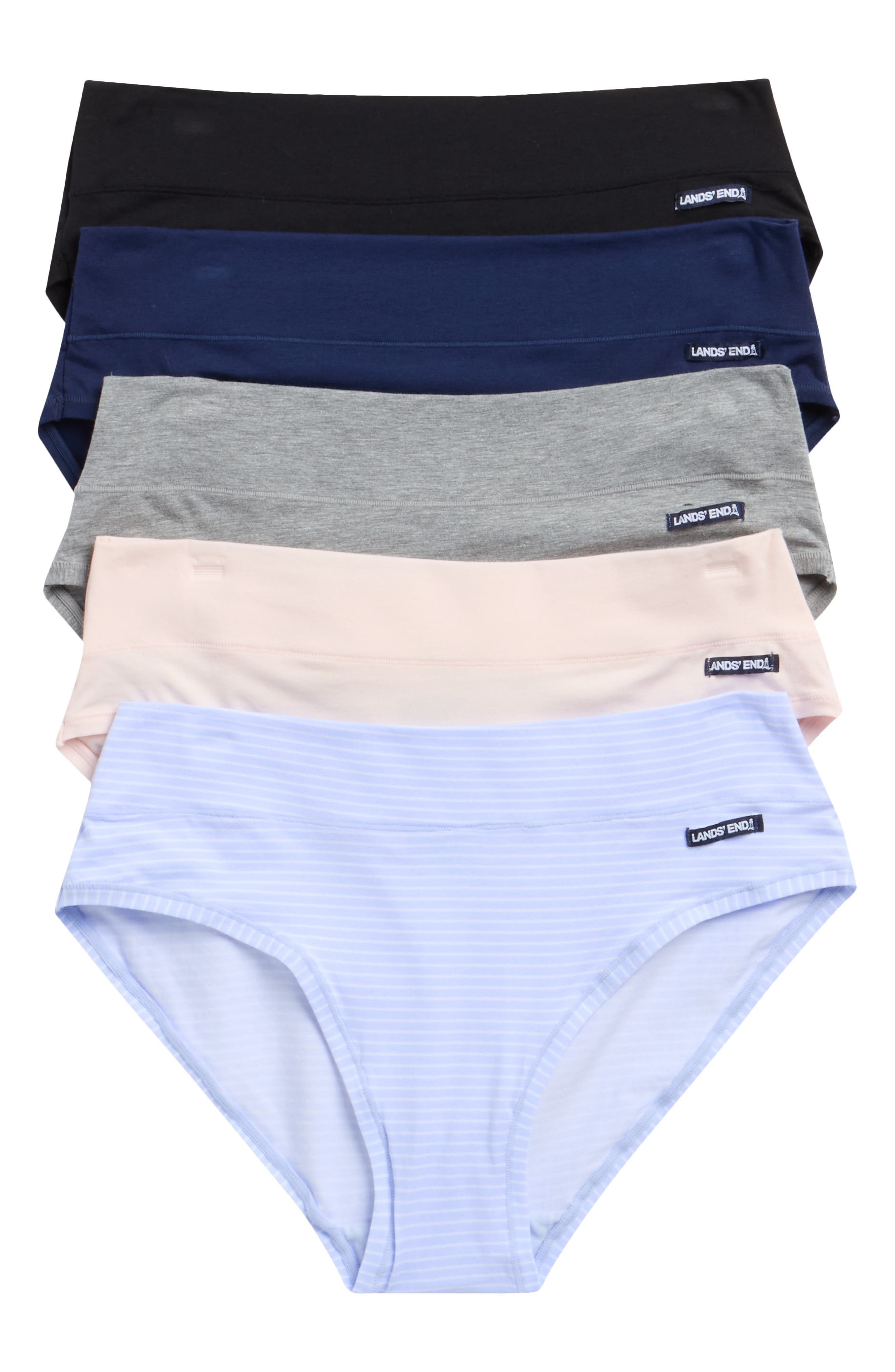 Lands' End Soft Essential Pack of 5 Everyday Briefs