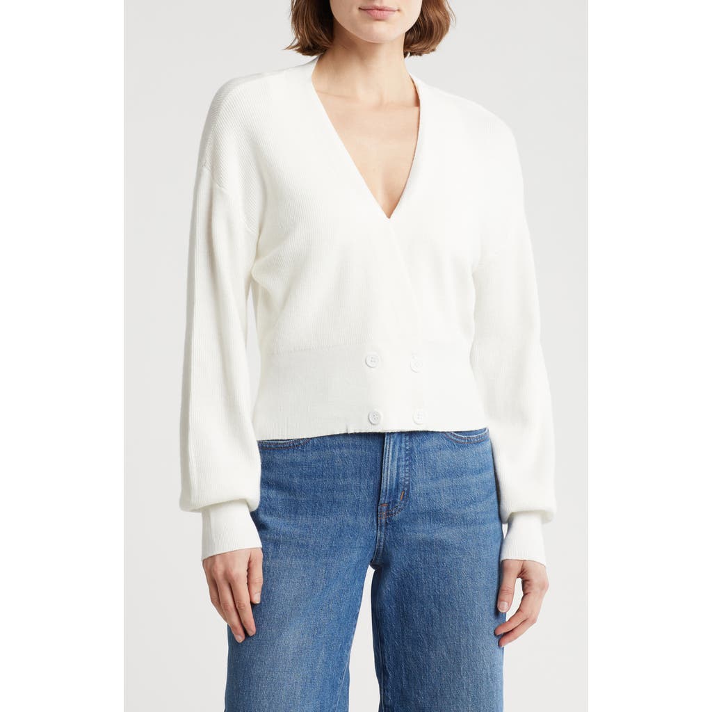 Love By Design Juliet Double Breasted Crop Cardigan