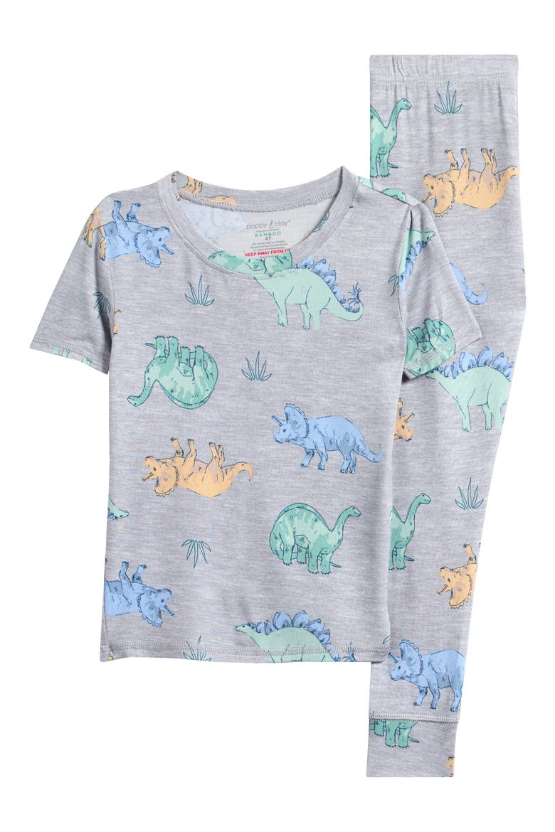 Pottery Dry Racks Poppy & Clay Kids' Zen Fitted Long Pajamas (Men) | Nordstromrack