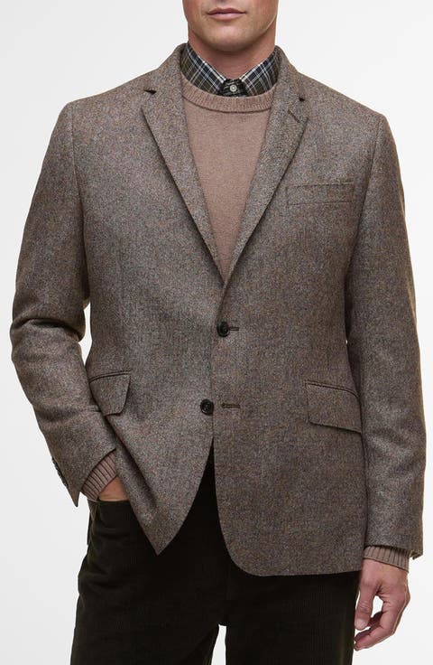 Godfrey Moons Shetland Brushed Wool Mélange Sport Coat