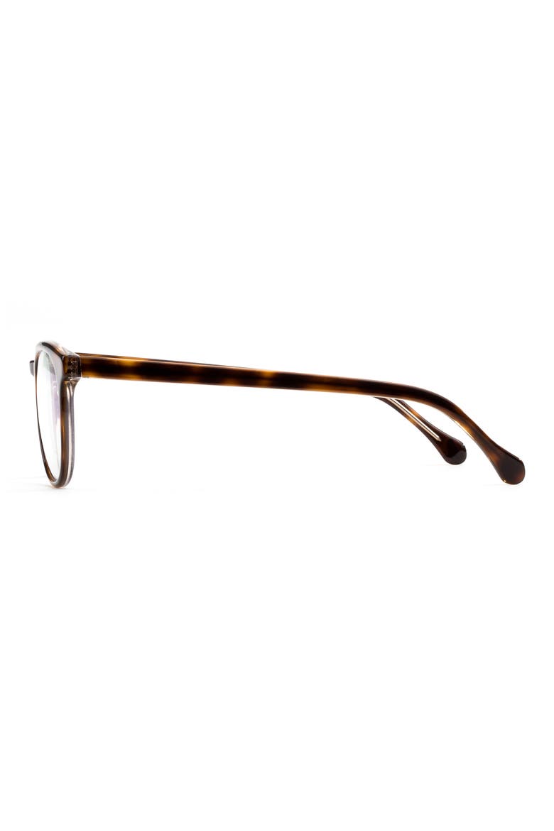 Roebling 49mm Round Blue Light Glasses, Alternate, color, SAZERAC CRYSTAL/ CLEAR