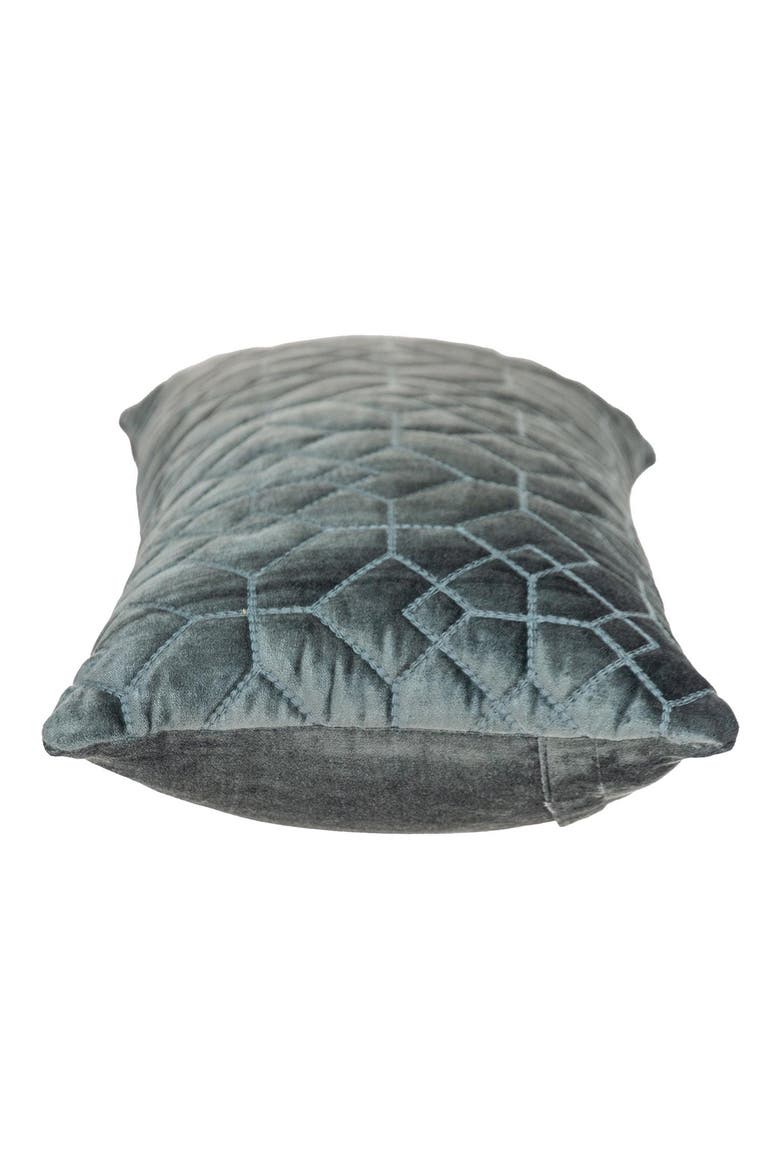 Sora Quilted Throw Pillow, Alternate, color, CHARCOAL
