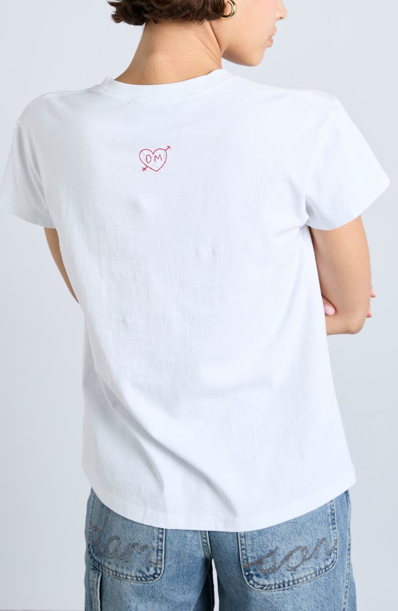 Damson Madder Cowboy Shrunken Organic Cotton T-Shirt, Alternate, color, 