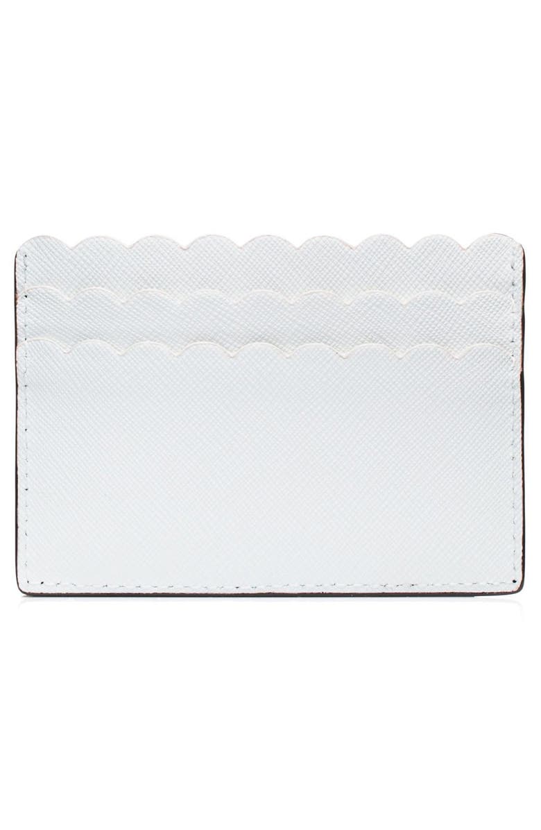 Kate Spade New York 'cape drive' saffiano leather card holder, Alternate, color, 