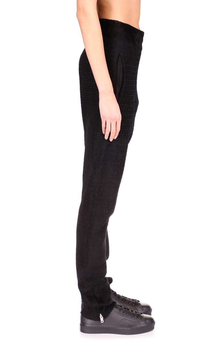 Givenchy 4G Logo Knit Joggers, Alternate, color,