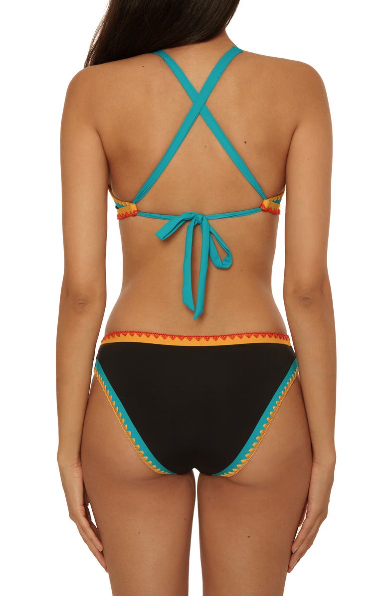 Lucky Brand Avila Hipster Bikini Bottoms, Alternate, color, Black