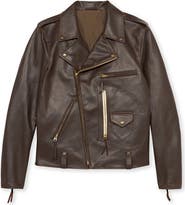 Fortela Biker Leather Jacket