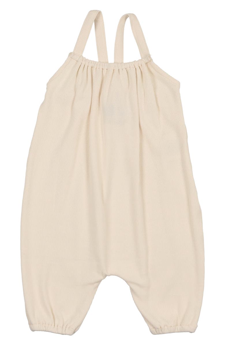 Manière Kids' Pretty Garden Romper, Main, color, Beige Boy