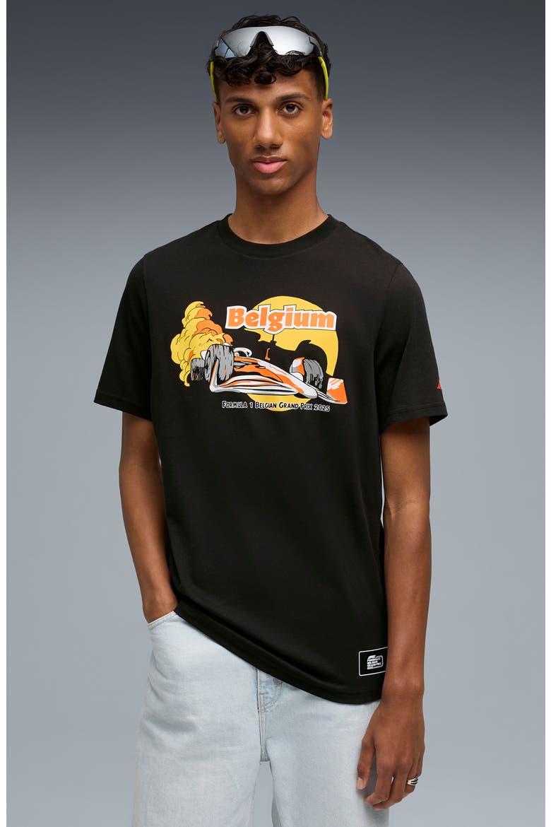 F1 Belgium Cotton Graphic T-Shirt, Alternate, color, PUMA BLACK