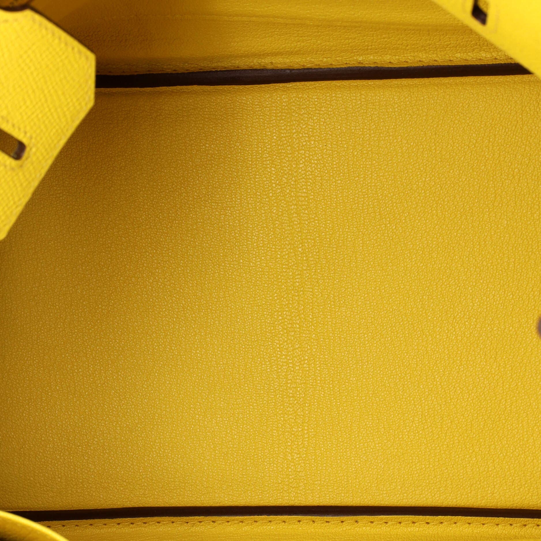 Pre-Owned Hermes Birkin Handbag Yellow Epsom with Palladium Hardware 30, Alternate, color, Jaune De Naples