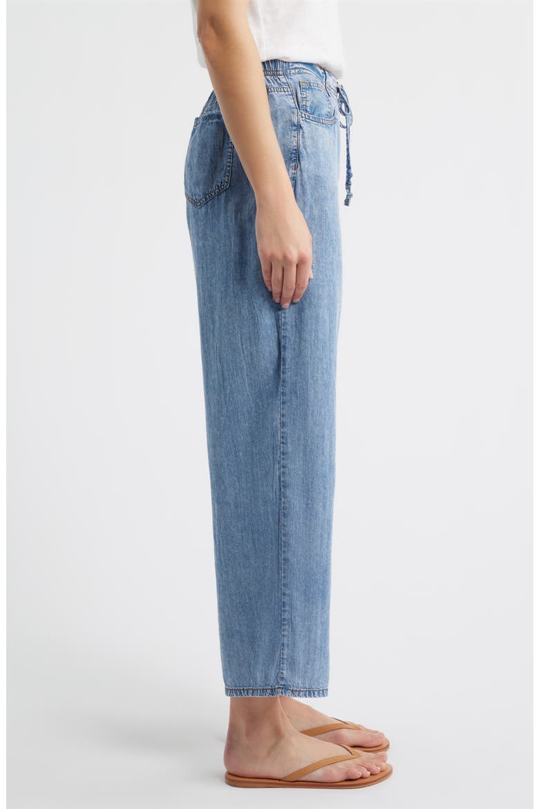 Cass Chambray Drawstring Pants, Alternate, color, MEDIUM WASH