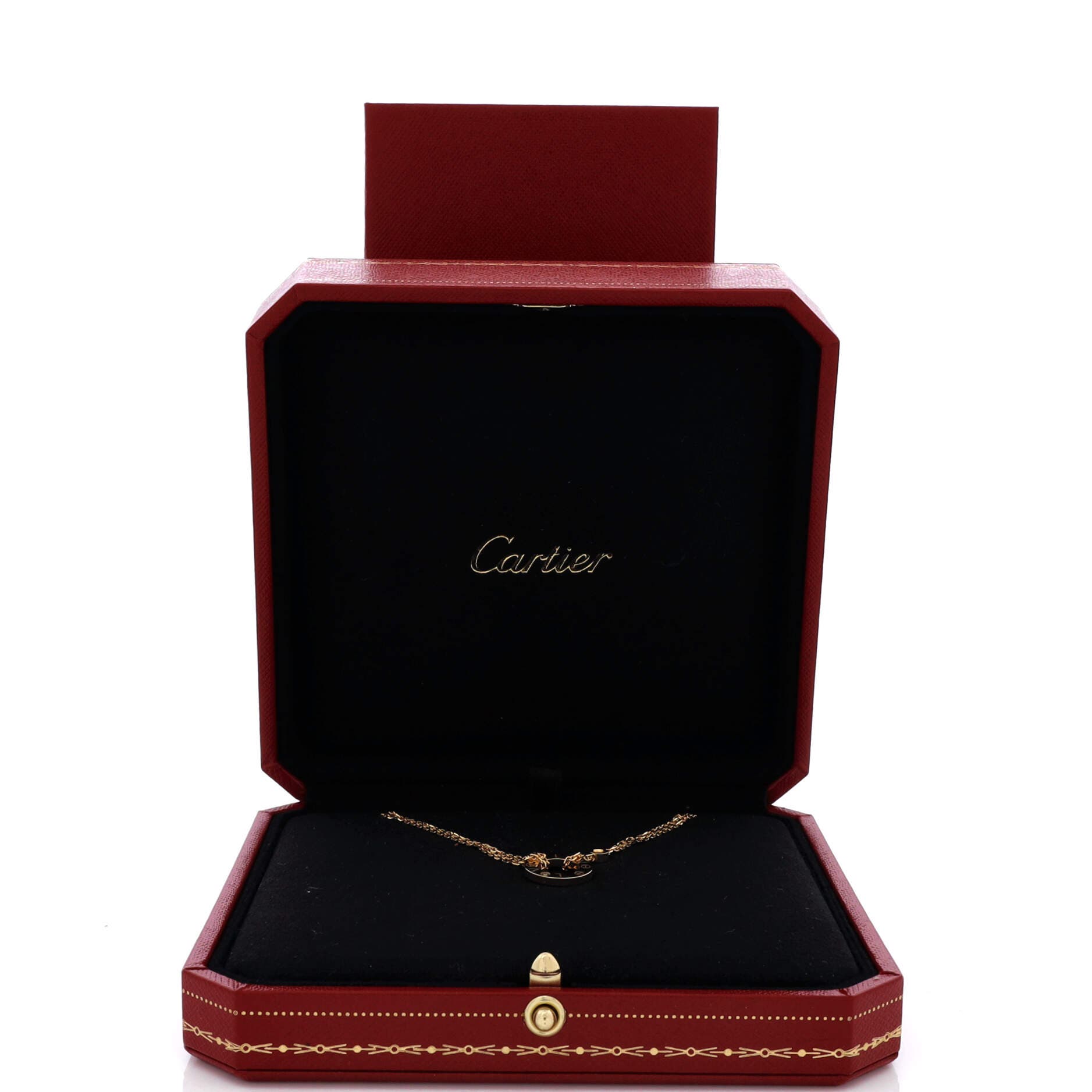 2 Diamonds Love Pendant Necklace 18K Yellow Gold and Diamonds, Alternate, color, Metallic Gold